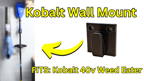 Kobalt 40v Weed Eater Trimmer Wall Mount