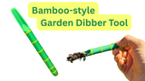 Bamboo-Style 3-in-1 Garden Dibber & Scoop