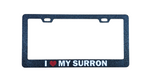 I Love My E-Bike Custom Plate Frames