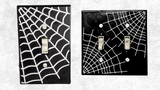 HALLOWEEN Spooky Spider Web Light Switch Cover Plate