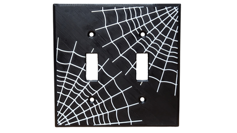 HALLOWEEN Spooky Spider Web Light Switch Cover Plate