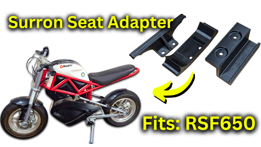 RSF650 Surron Seat Adapter Conversion Kit The Bimmer Barn